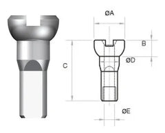 NIPPLE, SAPIM, POLYAX, SECURE LOCK