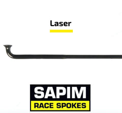 SPOKE, SAPIM, LASER, 1.8/1.5/1.8, BLACK