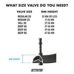 Stan's Tubeless Universal+ Valves