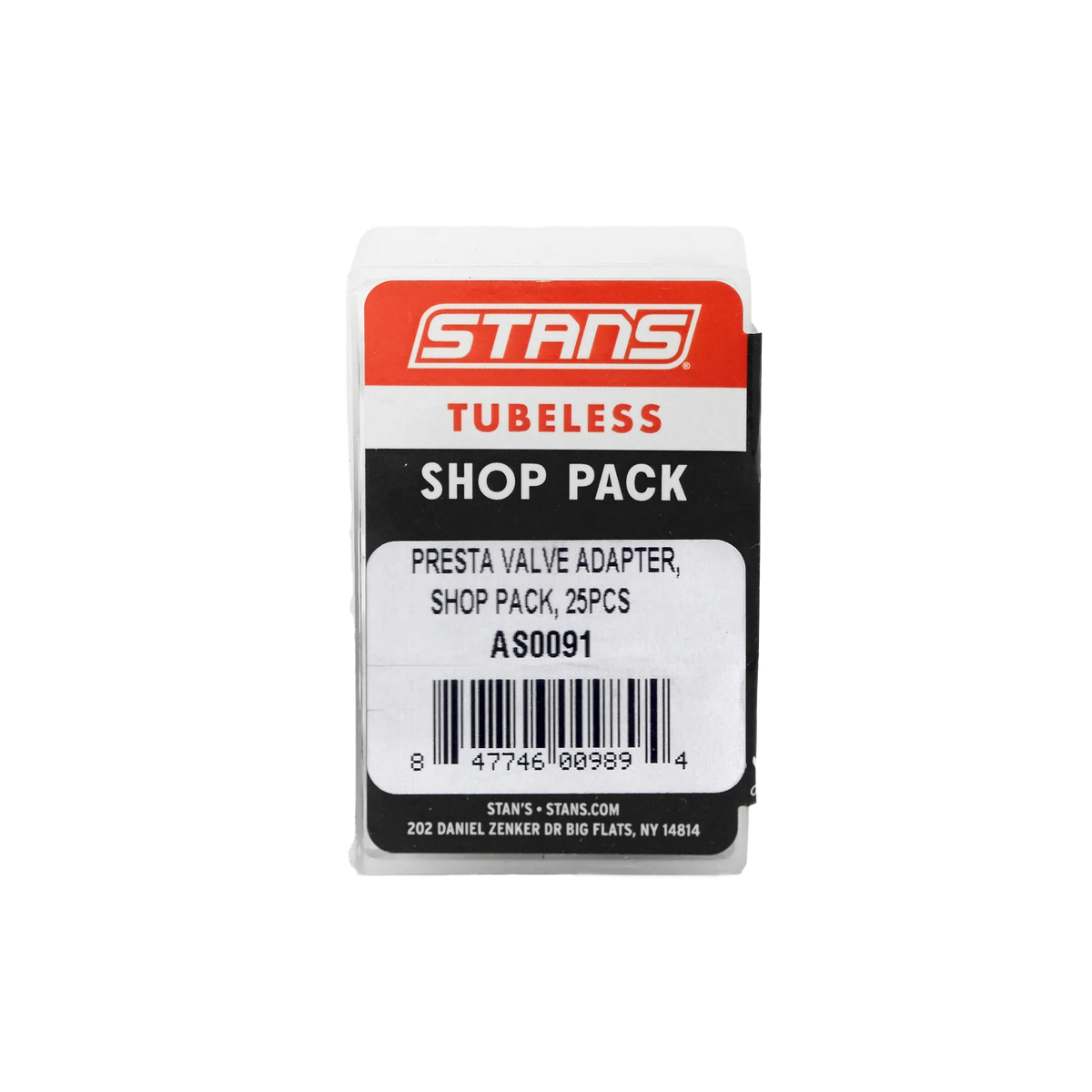 Presta Valve Adapter, Shop Pack, 25pcs