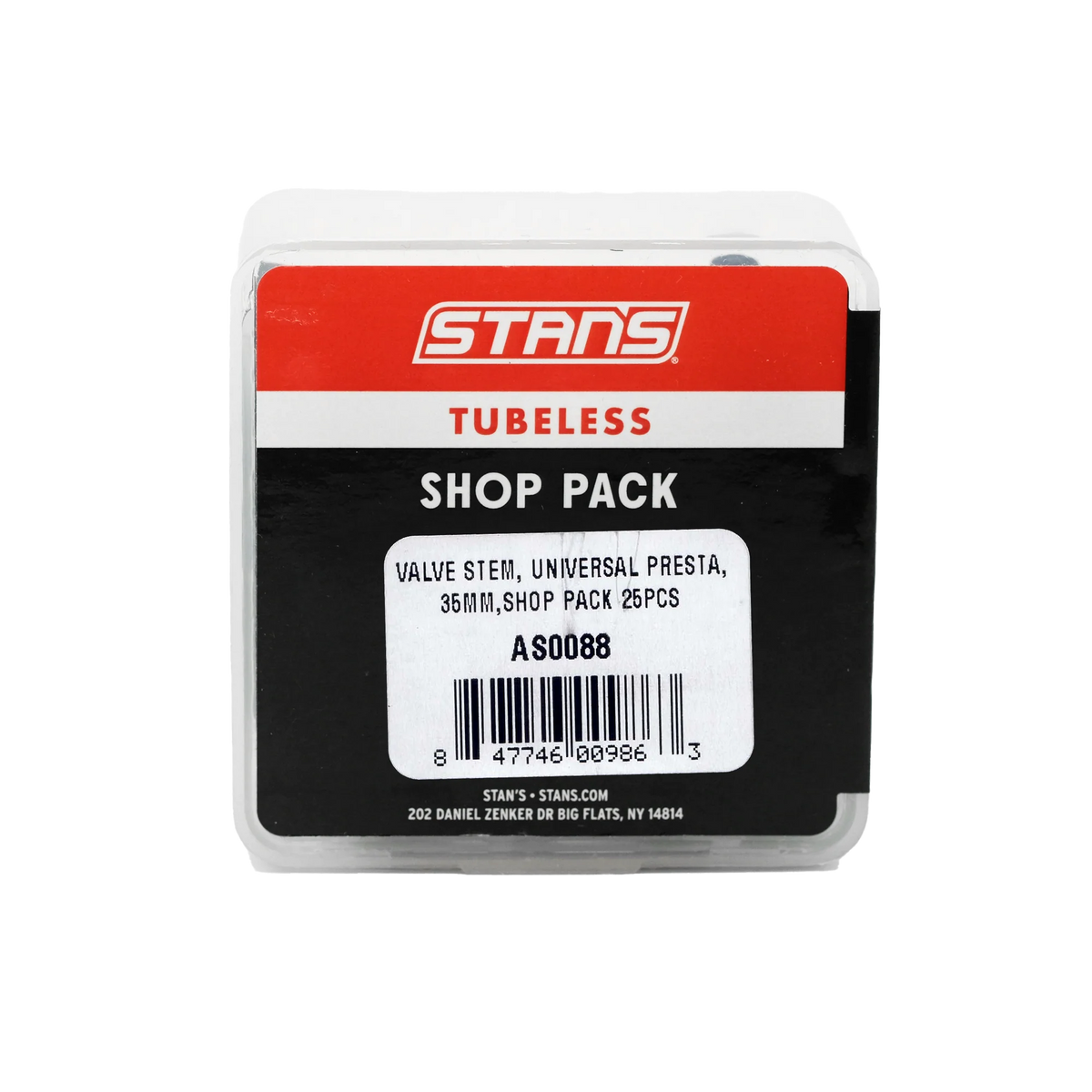 Shop Pack, Universal Valve, 35mm, Shop Pack, 25pcs